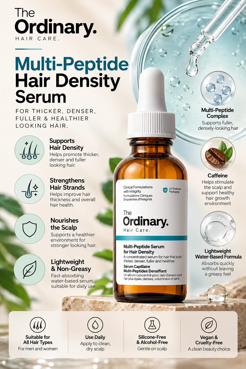 The Ordinary Multi-Peptide Hair Density Serum