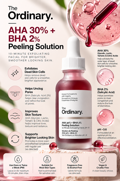 The Ordinary AHA 30% + BHA 2% Peeling Solution