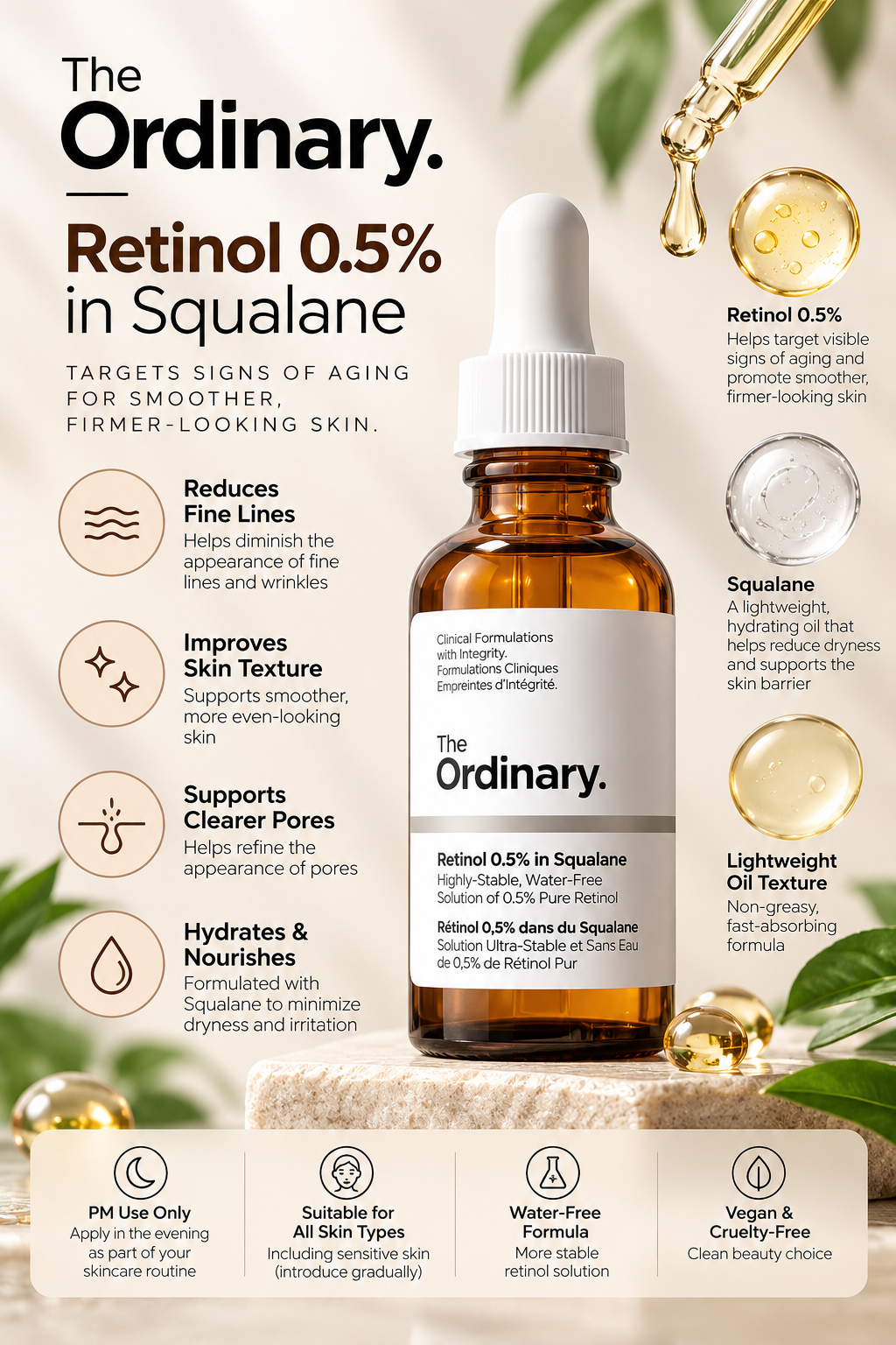 The Ordinary Retinol 0.5% in Squalane